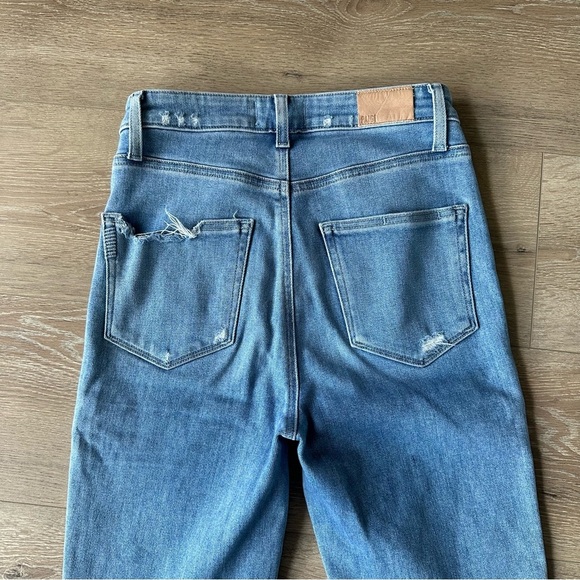 Paige High Rise Cindy Jeans Lovesong Distressed Tuned Hem Sz 26 - Picture 13 of 13